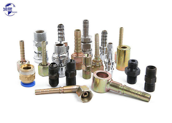 quality JIS BSP Metrische NPT draad slangbuisbevestigingen Hydraulische adapter krimpbevestigingen Custom factory